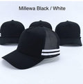 Millewa  Black White Truckers Cap