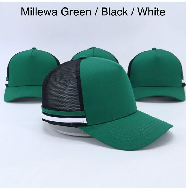 Millewa Green Black Truckers Cap